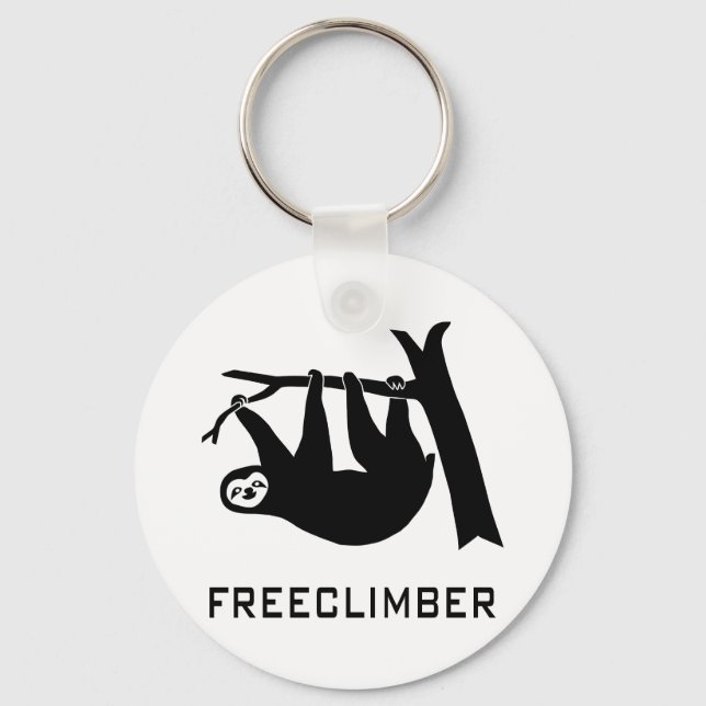 Porte-clés sloth fautier climber freeclimber freeclimbing (Recto)