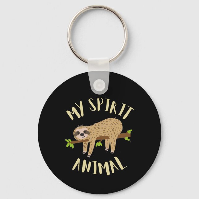 Porte-clés sloth my spirit animal (Recto)