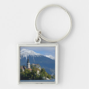 Porte-clés Slovénie, Bled, Lake Bled, Bled Island, Bled