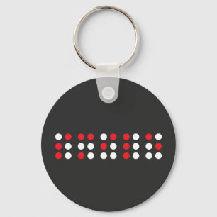 Porte-clés Smile en braille, Braille pour aveugles