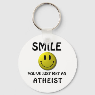Porte-clés SMILE, tu viens de rencontrer un athée.