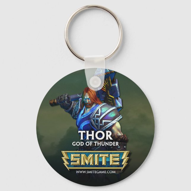Porte-clés SMITE : Thor, Dieu du Tonnerre (Recto)