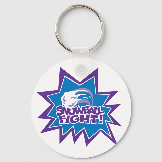 Porte-clés Snowball combat ! (Recto)