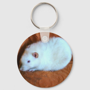 Porte-clés Snowball White Rat Porte - clé