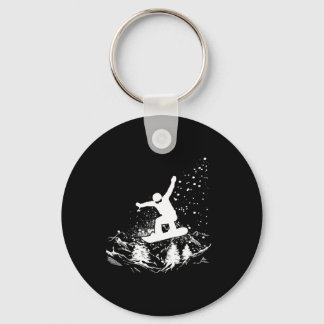 Porte-clés Snowboard Adventure Sports d'hiver Design pour moi