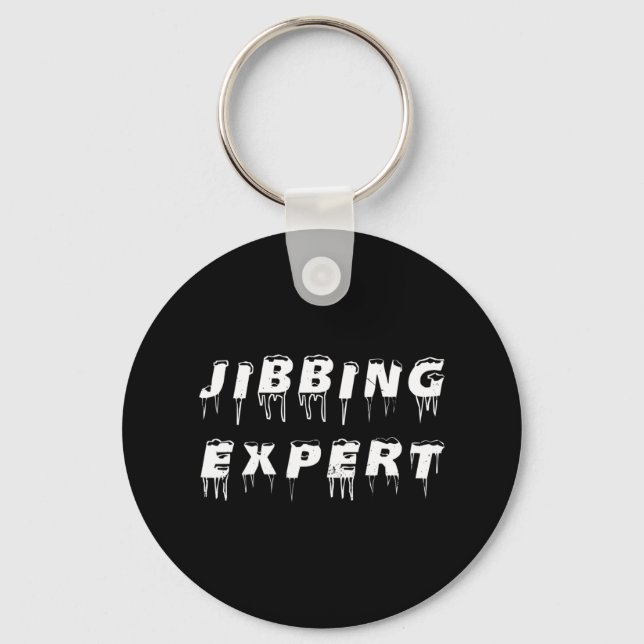 Porte-clés Snowboard Jibing Expert Snowboard (Recto)