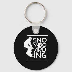 Porte-clés Snowboard Snowboard Cadeau Love Snowboard