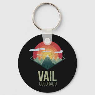 Porte-clés Snowboard Vail Colorado Ski Winter Mountain Cadeau