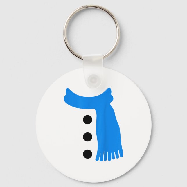 Porte-clés Snowflake Snowman Costumes Christmas Family Matchi (Recto)