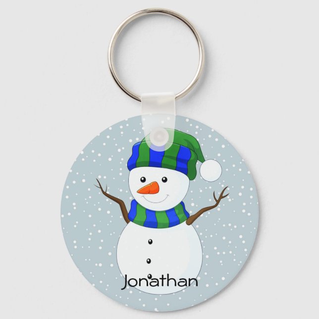 Porte-clés Snowman Design Porte - clé (Recto)