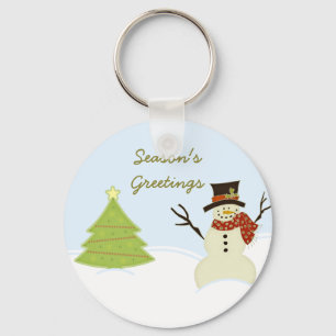 Porte-clés Snowman et Porte - clé de Noël des arbres