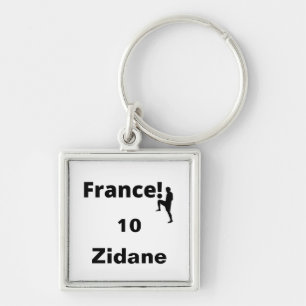 Porte-clés Soccer France, personnalisable