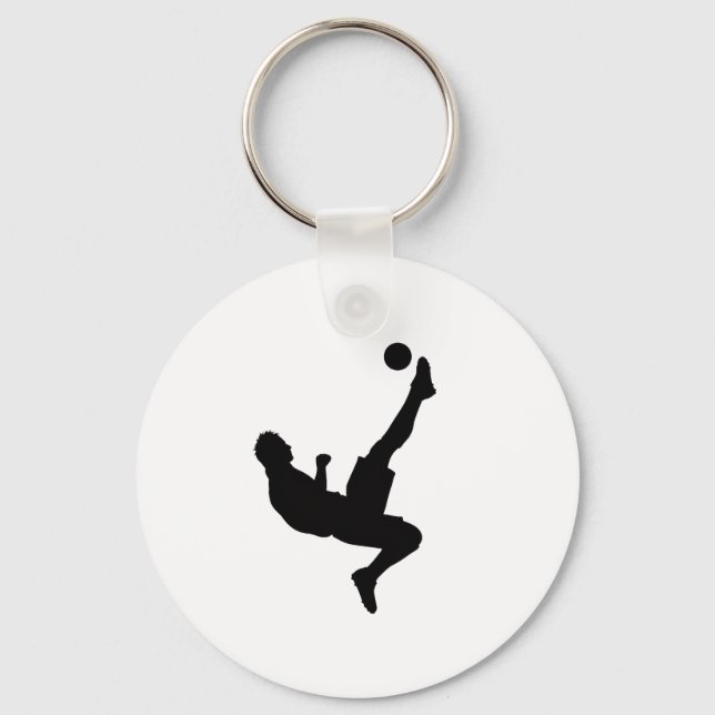 Porte-clés Soccer Player Silhouette Keychains (Recto)