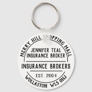 Porte-clés Société d'assurance promotionnelle