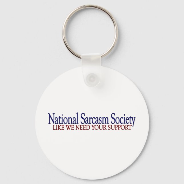 Porte-clés Société nationale de sarcasme (Recto)