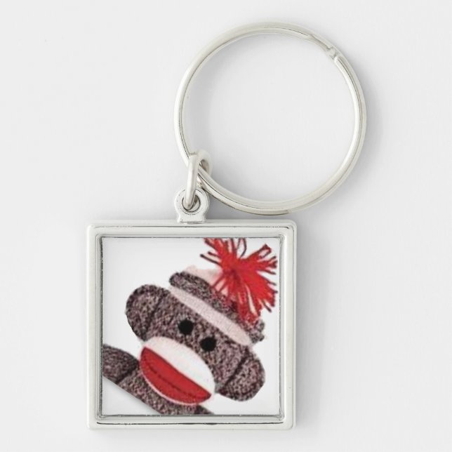 Porte-clés Sock Monkey marchandises produits cadeaux (Devant)