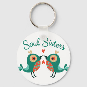 Porte-clés Soeurs d'âme