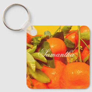 Porte-clés Soft Orange Fruit Aesthétique