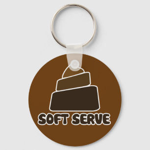 Porte-clés Soft Serve POOP Joke