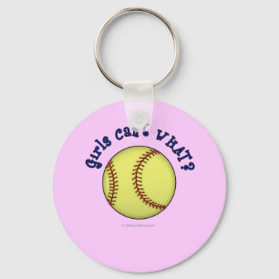 Porte-clés Softball-Blue