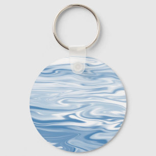 Porte-clés Soie bleue