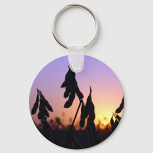 Porte-clés Soja au coucher du soleil
