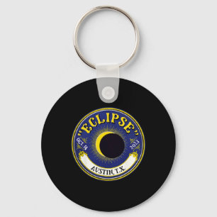 Porte-clés Solaire annuel Eclipse Austin Texas Family Travel