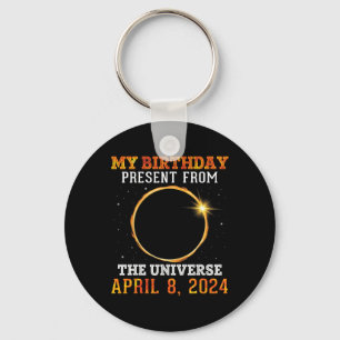 Porte-clés Solaire Éclipse Mon Anniversaire Présenté Par Les