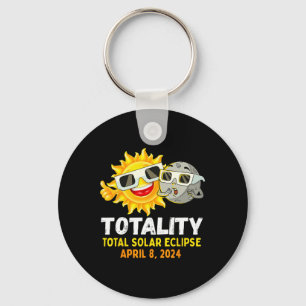 Porte-clés Solar Eclipse 2024 Gles Funny Sun Moon Garçons