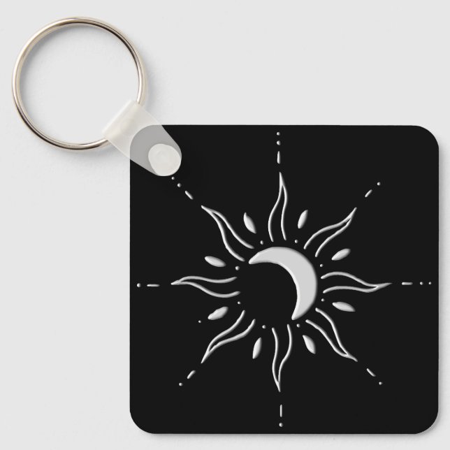 Porte-clés Soleil d'argent  (Recto)