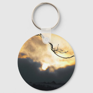 Porte-clés Soleil hivernal
