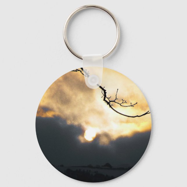 Porte-clés Soleil hivernal (Recto)