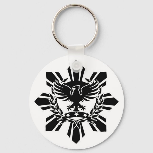Porte-clés Soleil philippin et crête d'aigle (Recto)