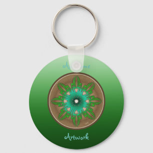 Porte-clés Soleil vert