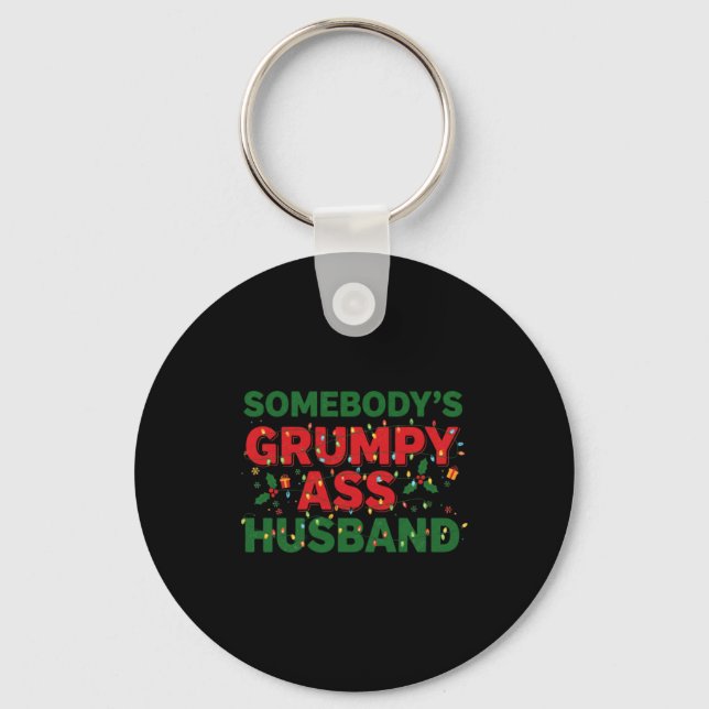 Porte-clés Somebody's Mpy Husband Christmas Shirt _ Funny Xma (Recto)