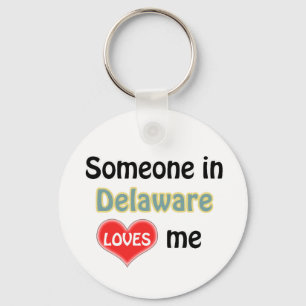 Porte-clés Someone in Delaware Loves me