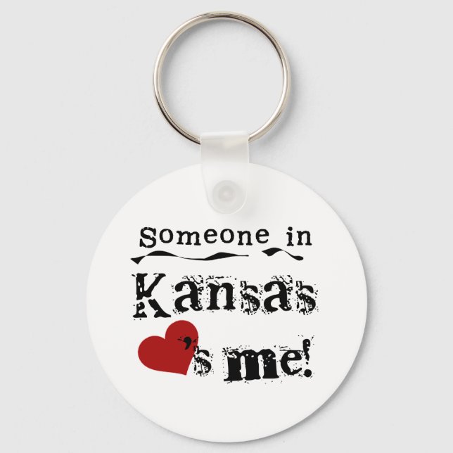 Porte-clés Someone in Kansas Loves Me (Recto)