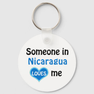 Porte-clés Someone in Nicaragua Loves me
