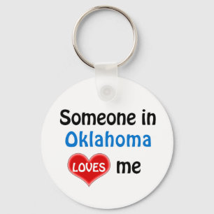 Porte-clés Someone in Oklahoma Loves me