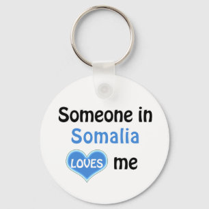 Porte-clés Someone in Somalia Loves Me