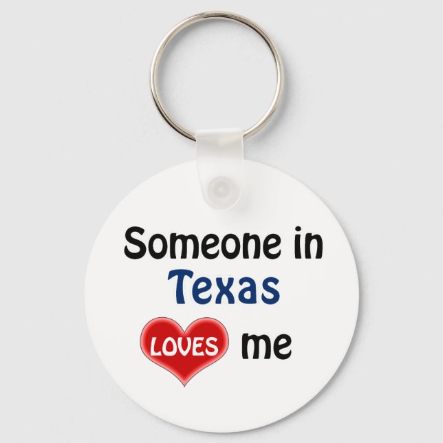 Porte-clés Someone in Texas Loves Me (Recto)