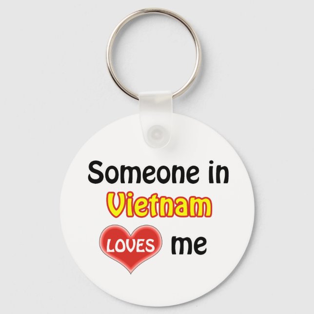 Porte-clés Someone in Vietnam Loves me (Recto)