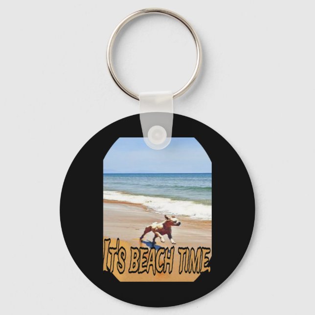 Porte-clés Son temps de plage (Recto)