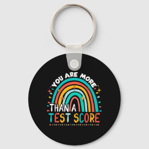 Porte-clés Sont Plus Qu'Un Test Score Cool Rainbow Test Day T