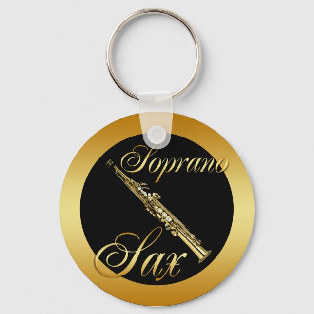 PORTE-CLÉS SOPRANO SAXOPHONE (Recto)