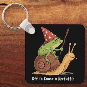 Porte-clés Sorcier Grenouille Fantaisiste Partant pour Causer