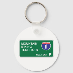 Porte-clés Sortie faisante du vélo de montagne prochaine