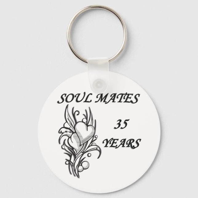 Porte-clés SOUL MATES 35 ans (Recto)