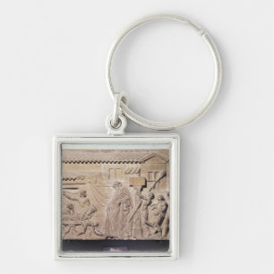 Porte-clés Soulagement dépeignant Dionysus à la maison de