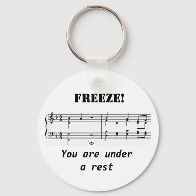 Porte-clés Sous le repos (Recto)